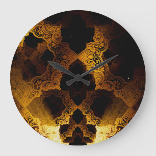 Islamic 3D: Ramadan Festival Background. Large Clock