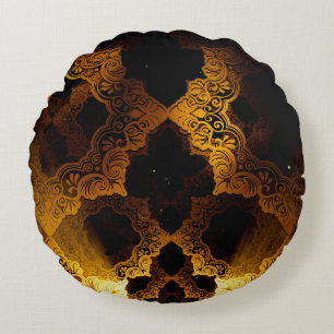 Islamic 3D: Ramadan Festival Background. Round Pillow