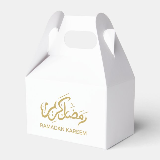 Islamic Arabic Ramadan Kareem Favor Box (Front Side)