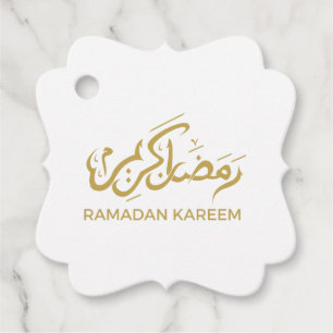 Islamic Arabic Ramadan Kareem Favour Tags