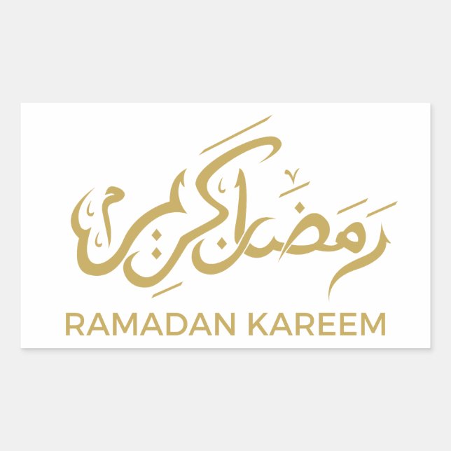Islamic Arabic Ramadan Kareem Sticker (Front)