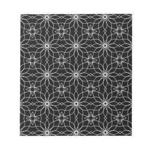 Islamic Art Geometric Pattern Design Abstract Notepad