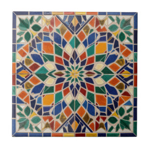 Islamic Art Moroccan Mosaic Colourful Home Decor Tile