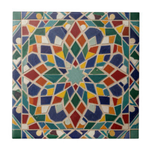 Islamic Art Moroccan Mosaic Colourful Home Decor Tile