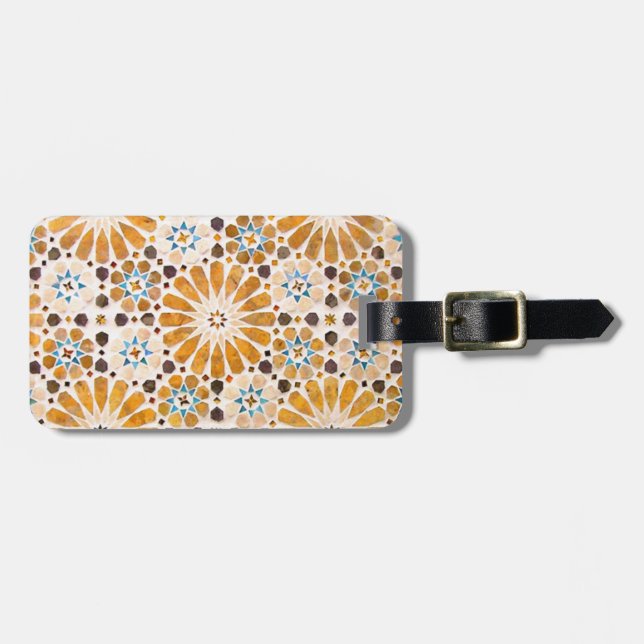 islamic art patterns - 4 luggage tag (Front Horizontal)