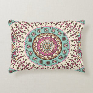 Islamic Art: Vintage Decorative Seamless Accent Pillow
