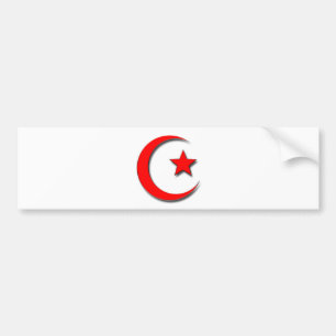 Islamic Crescent Bumper Sticker