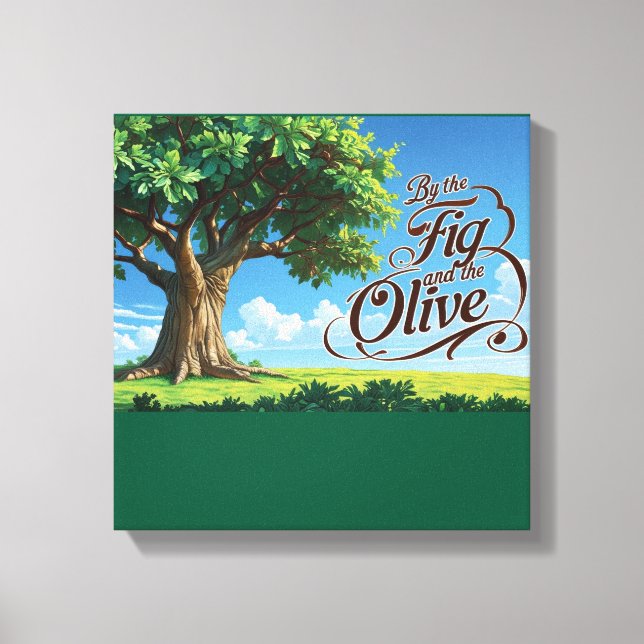 Islamic Decor- Religious Trees In Islam Canvas Print (Front)