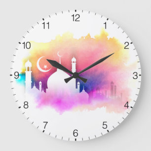 Islamic Design  Large Clock