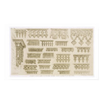 Islamic designs for cornice, balcony and mashrabiy