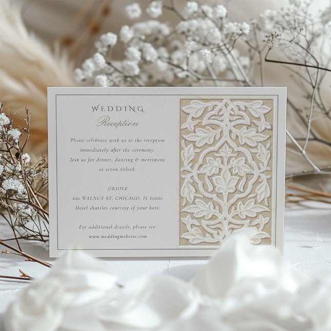 Islamic Elegance Wedding Reception Invitation Card (Creator Uploaded)