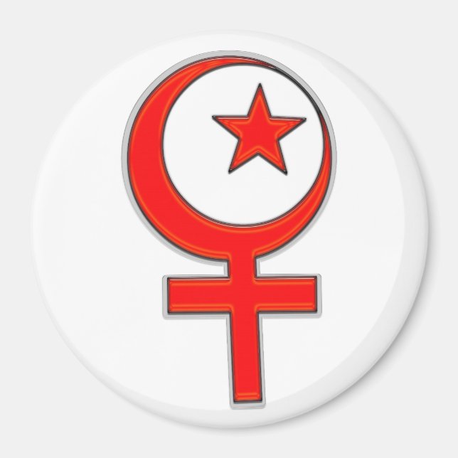 Islamic feminism... magnet (Front)