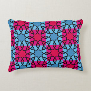 Islamic geometric motifs, which are very niceabstr accent pillow
