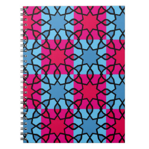 Islamic geometric motifs, which are very niceabstr notebook