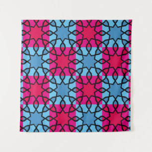 Islamic geometric motifs, which are very niceabstr tapestry