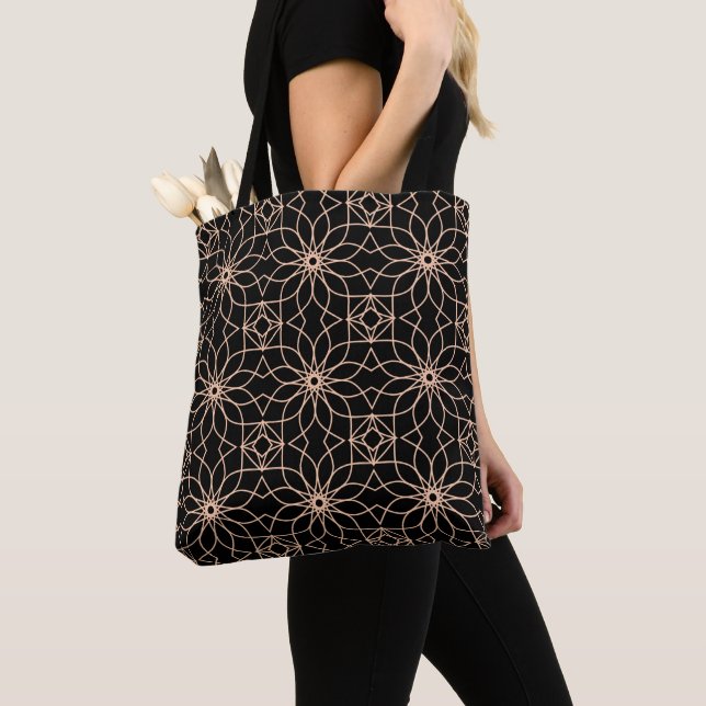 Islamic Geometric Pattern Arabic Art    Tote Bag (Close Up)