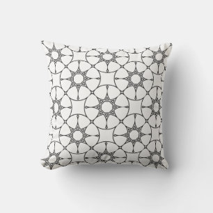 Islamic Geometric Pattern  Arabic Design Cute   Throw Pillow
