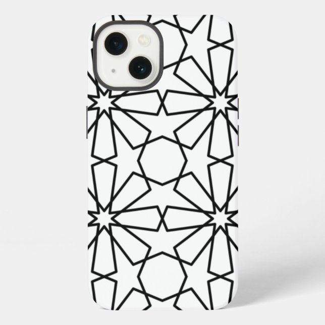 Islamic Geometric Pattern  Arabic Design  iPhone Case (Back)