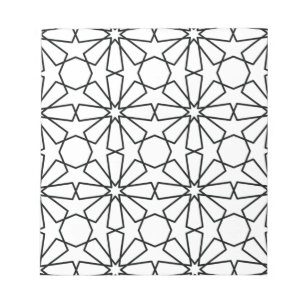 Islamic Geometric Pattern Arabic Design Notepad