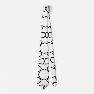 Islamic Geometric Pattern Arabic Design Tie