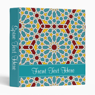 Islamic geometric pattern binder