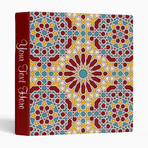 Islamic geometric pattern binder
