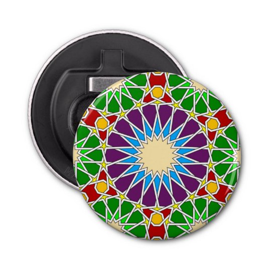 Islamic geometric pattern Bottle Opener