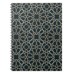 Islamic Geometric Pattern Design Abstract  Notebook