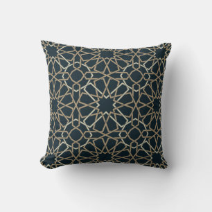 Islamic Geometric Pattern Design Abstract Throw Pillow