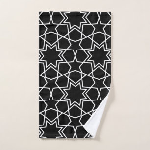 Islamic Geometric Pattern Design Arabic    Hand Towel