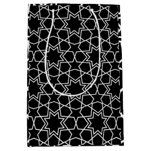 Islamic Geometric Pattern Design Arabic Medium Gift Bag