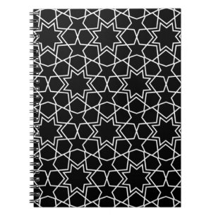 Islamic Geometric Pattern Design Arabic Notebook
