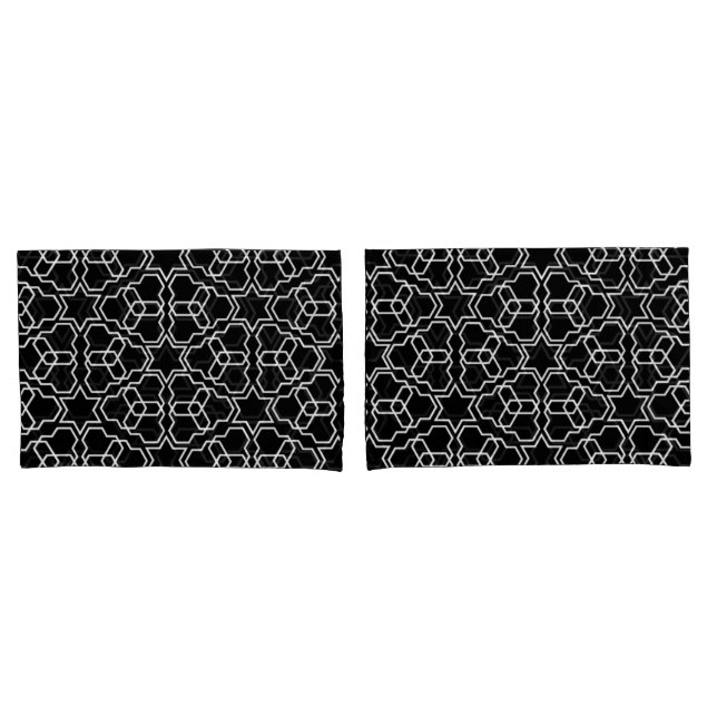 Islamic Geometric Pattern Design Arabic Vintage    Pillowcase (Front-Set)