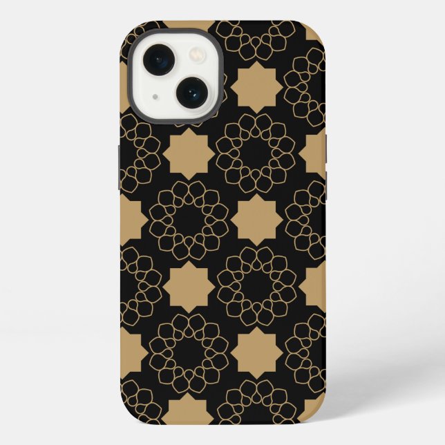 Islamic Geometric Pattern Design Turkish  iPhone Case (Back)