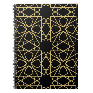 Islamic Geometric Pattern Design Vintage  Notebook