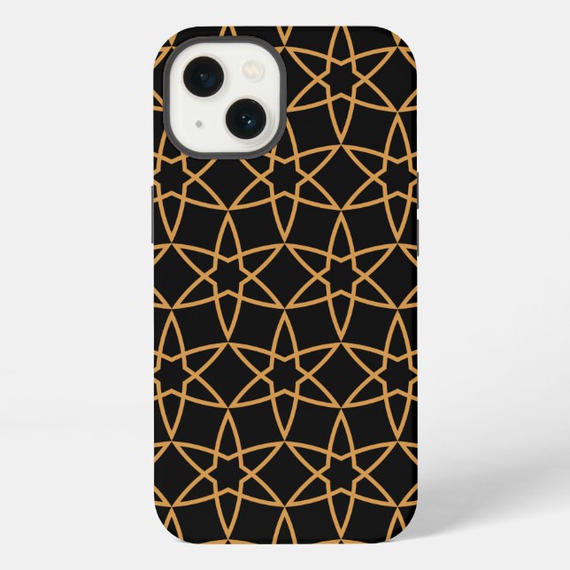 Islamic Geometric Pattern Designs  iPhone Case (Back)