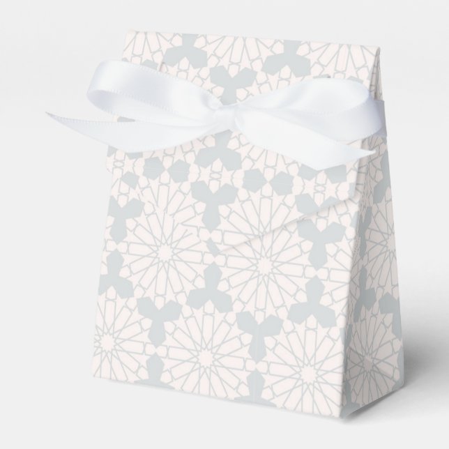 Islamic Geometric Pattern Favor Box (Front Side)
