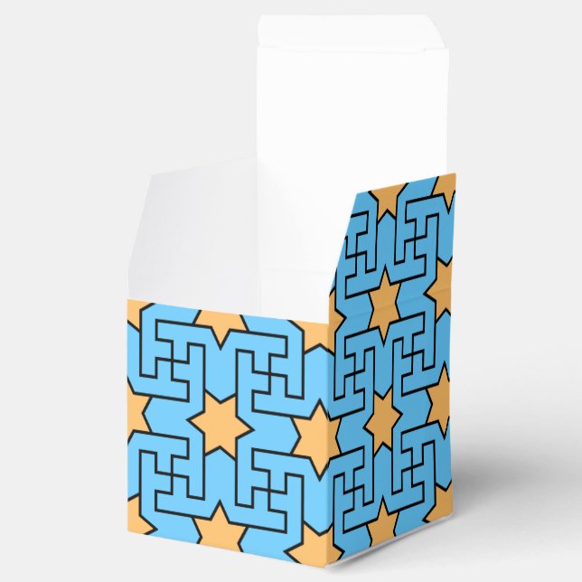 Islamic geometric pattern favor box (Opened)