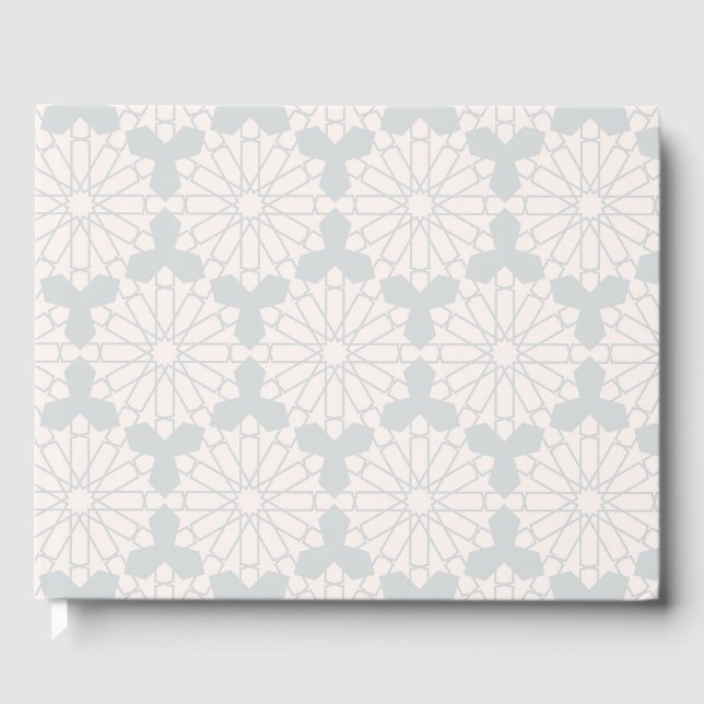 Islamic Geometric Pattern Guest Book (Front)