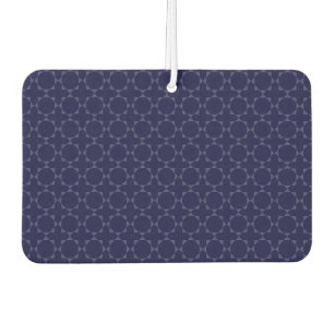 Islamic Geometric Pattern in Blue and Gold Air Freshener