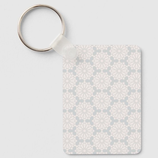 Islamic Geometric Pattern Keychain (Front)