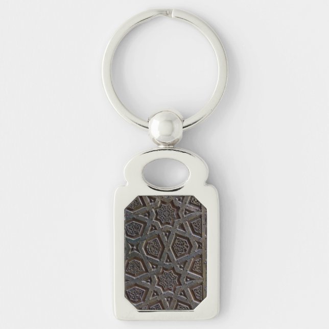 Islamic Geometric Pattern Keychain (Front)