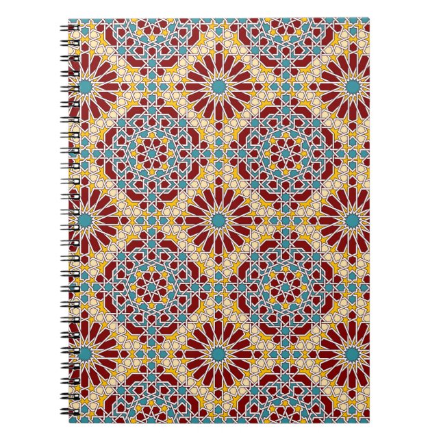 Islamic geometric pattern notebook (Front)