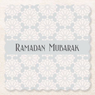 Islamic Geometric Pattern Paper Coaster