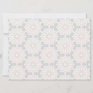 Islamic Geometric Pattern Save The Date