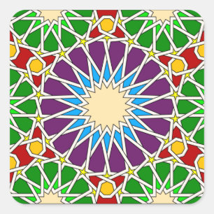 Islamic geometric pattern sticker