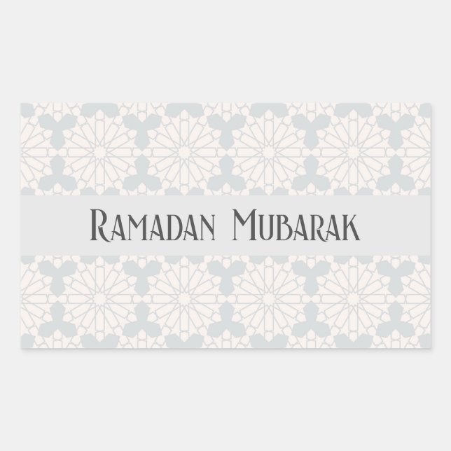 Islamic Geometric Pattern Sticker (Front)