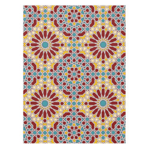Islamic geometric pattern tablecloth