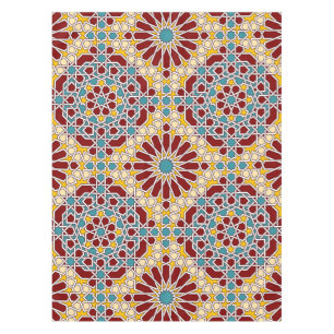 Islamic geometric pattern tablecloth