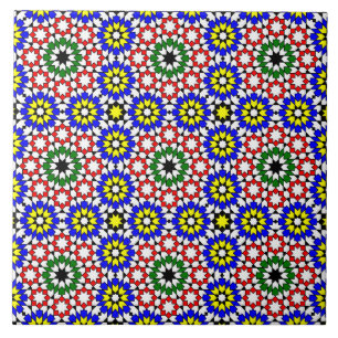 Islamic geometric pattern tile
